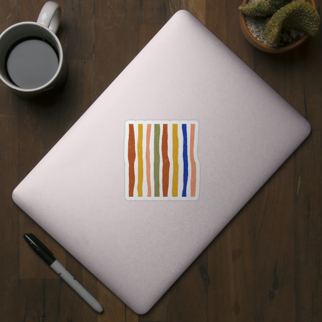 SUMMER STRIPES PATTERN by flywithsparrows